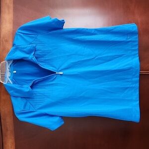 Nike Golf, blue size M (8-10) Women's Golf shirt